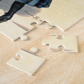 Puzzle Chocolat Menier Petite fille Mur écriture (Côté)
