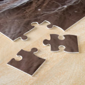Puzzle Chocolate Australian Shepherd Puppy Dog (Côté)