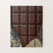Puzzle Chocolate Candy Bar in Foil Wrapper (Vertical)