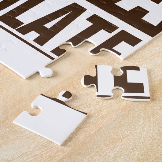 Puzzle Chocolate Straight Outta Brown (Côté)