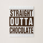 Puzzle Chocolate Straight Outta Brown (Vertical)