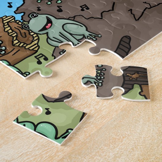 Puzzle Choeur de grenouille (Côté)