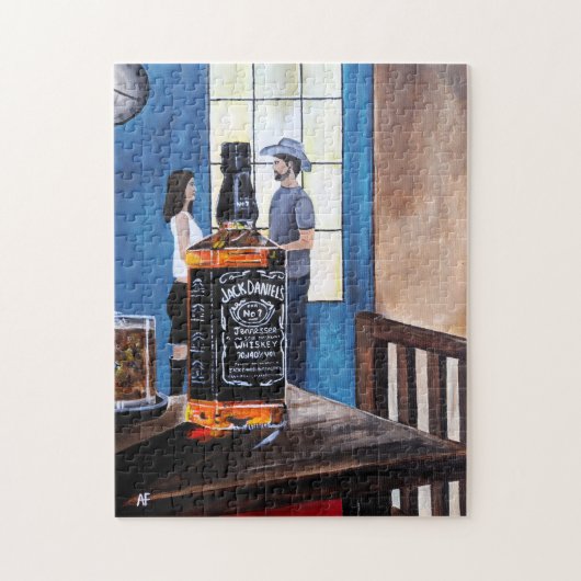 Puzzle Choisir Texas Peinture par Alfred Fox (Vertical)