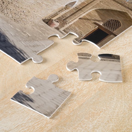 Puzzle Chor Mineur Madrassah - Bukhara, Ouzbékistan (Côté)