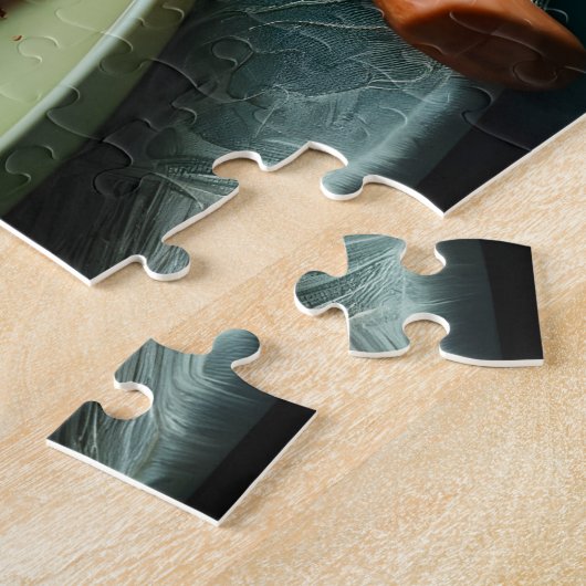 Puzzle Chou et carottes de boeuf haché (Côté)