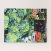 Puzzle Chou-fleur romain vert au marché agricole (Horizontal)