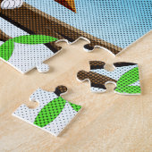 Puzzle Chouette à caricature au papier (Côté)