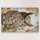 Puzzle Chouette à cornes perchée (Horizontal)