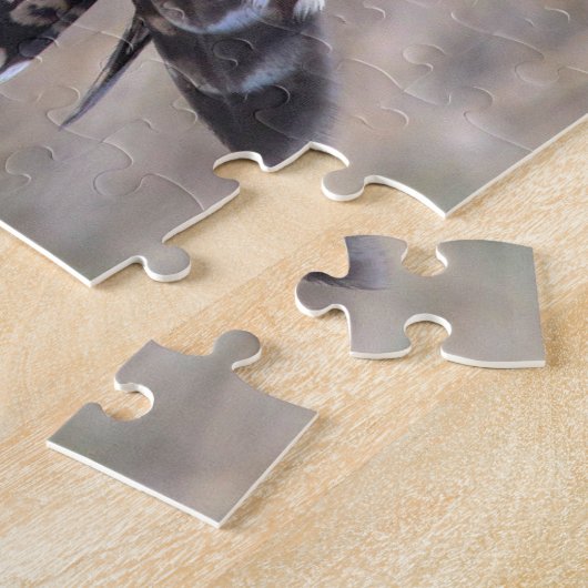 Puzzle Chouette à courte portée avec trou (Côté)