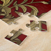 Puzzle Chouette À Rayures Et Fleurs De Zinnia (Côté)