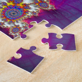 Puzzle Chouette abstraite holographique psychédélique fra (Côté)