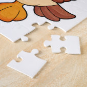 Puzzle Chouette avec tasse de café (Côté)