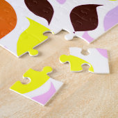 Puzzle Chouette bébé Brown Nom des enfants lumineux (Côté)