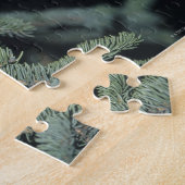 Puzzle Chouette boréale sur branche (Côté)