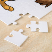 Puzzle Chouette comme enseignant avec livre et pointeur (Côté)