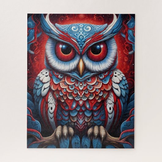 Puzzle Chouette cosmique de sagesse (Vertical)