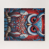 Puzzle Chouette cosmique de sagesse (Horizontal)