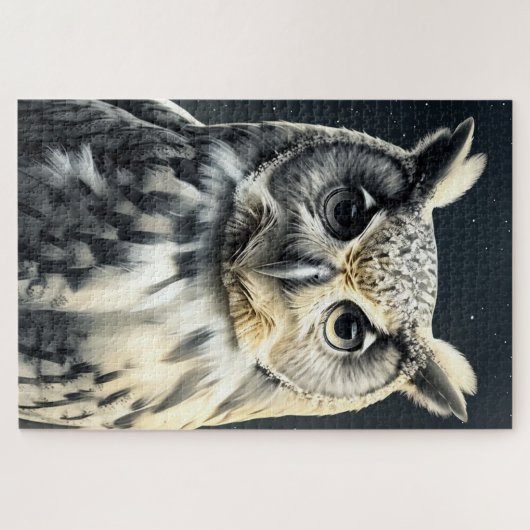 Puzzle Chouette curieuse (Horizontal)