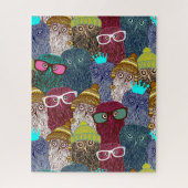 Puzzle Chouette dans la couronne (Vertical)