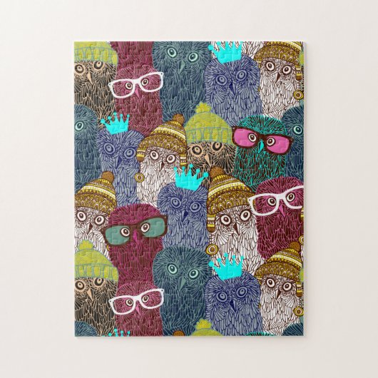 Puzzle Chouette dans la couronne (Vertical)