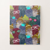 Puzzle Chouette dans la couronne (Vertical)