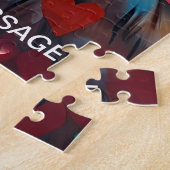 Puzzle Chouette de l'amour coeur (Côté)