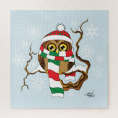 Puzzle Chouette de Noël (Vertical)