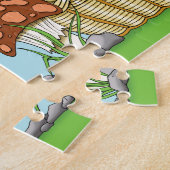 Puzzle Chouette de Pâques mignonne (Côté)