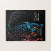 Puzzle Chouette de sagesse (Horizontal)