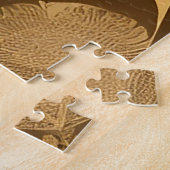 Puzzle Chouette décorative or Mandala Design (Côté)