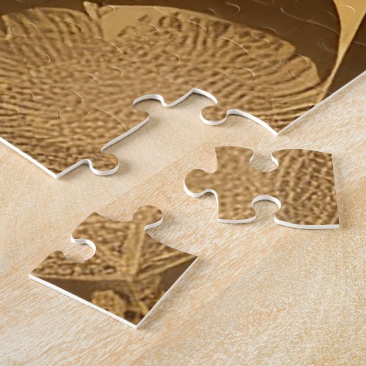 Puzzle Chouette décorative or Mandala Design (Côté)