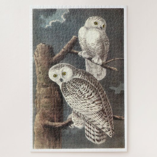 Puzzle Chouette des neiges par Audubon (Vertical)