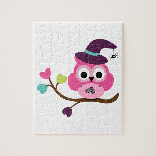 Puzzle Chouette d'Halloween (Vertical)