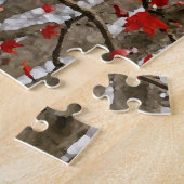 Puzzle Chouette et Feuilles de l'érable (Côté)