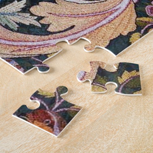Puzzle Chouette et fleurs, William Morris (Côté)