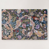 Puzzle Chouette et fleurs, William Morris (Horizontal)