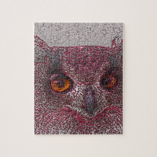 Puzzle Chouette éthérée (Vertical)