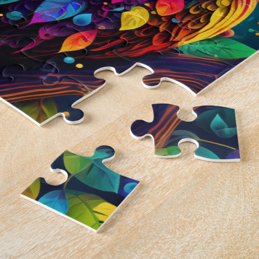 Puzzle Chouette étoilée (Côté)