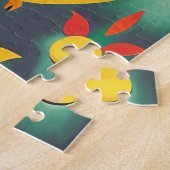 Puzzle Chouette holographique couleur mignonne (Côté)