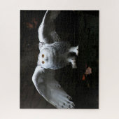 Puzzle Chouette neige avec ailes ouvertes 16x20 520pc jpc (Vertical)