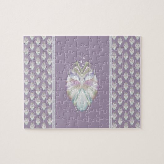 Puzzle Chouette Oracle Pastel Purple (Horizontal)