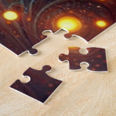 Puzzle Chouette psychédélique dans une forêt cosmique (Côté)