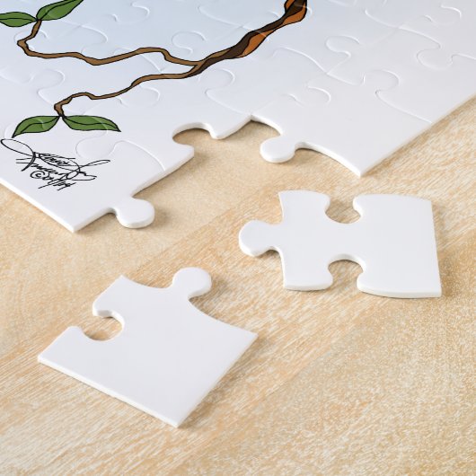 Puzzle Chouette victorienne (Côté)