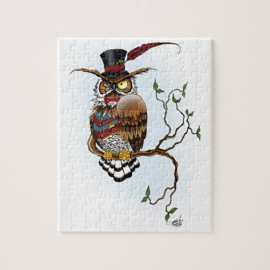 Puzzle Chouette victorienne (Vertical)