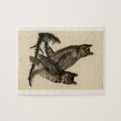 Puzzle Chouettes à cornes (par John James Audubon) (Horizontal)