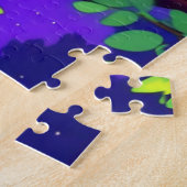 Puzzle Chouettes mignonnes sur une branche à la nuit (Côté)