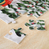 Puzzle Chow Chow Chien Noël (Côté)