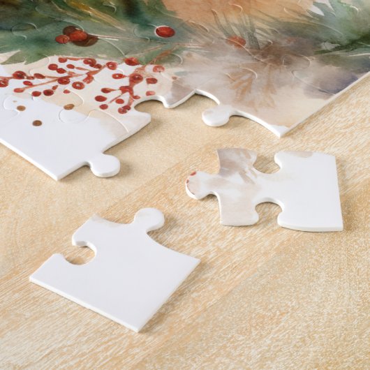 Puzzle chow chow Christmas Wreath Festive Pup (Côté)