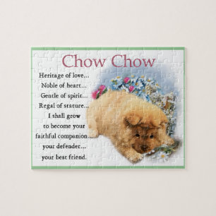 Puzzle Chow Chow Héritage de l'amour