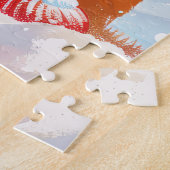 Puzzle Chow Chow Winter Wonderland Noël Joie (Côté)
